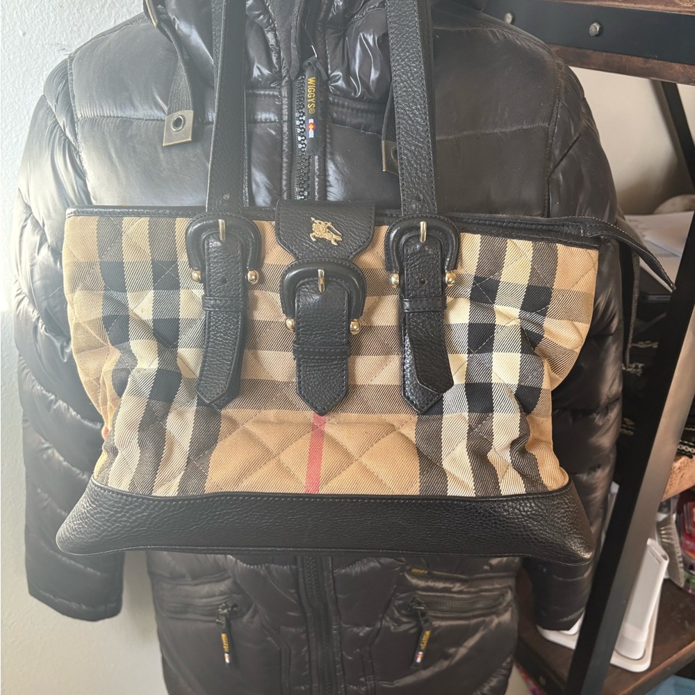 Burberry Checkered Handbag